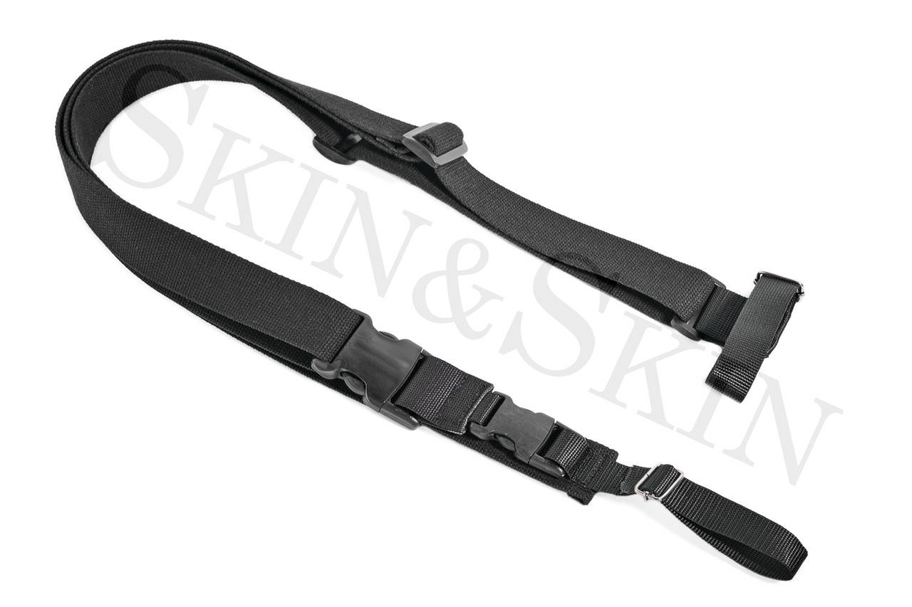 

Трехточечный ремень черный брезент 2.5 мм