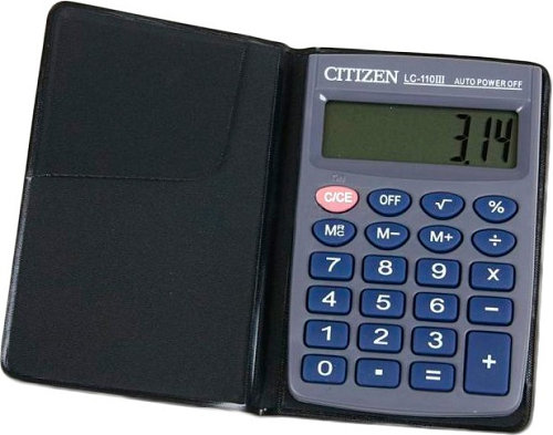 

Калькулятор Citizen LC-110 III