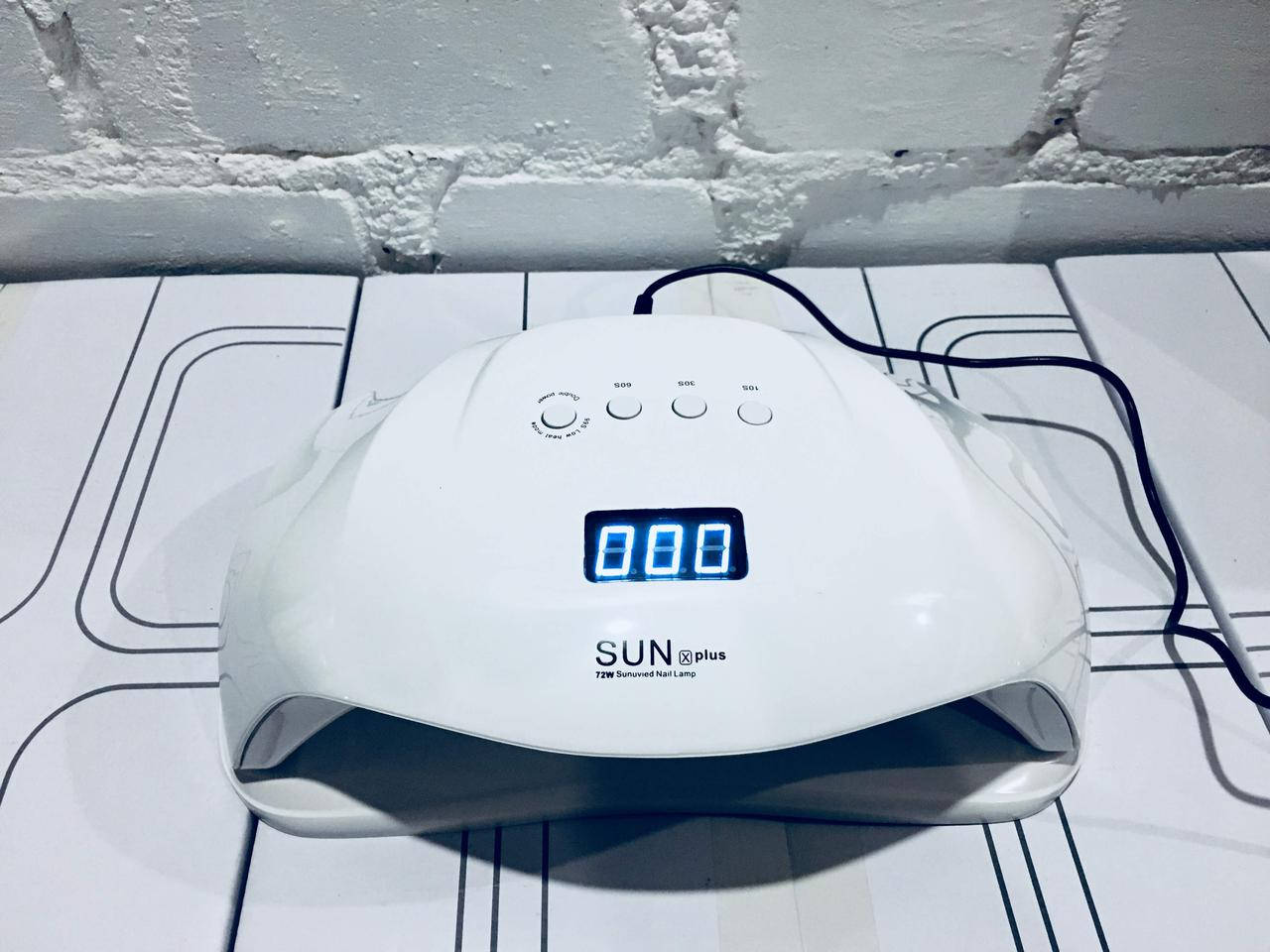 

Профессиональная UV/LED лампа SUN X Plus для сушки гель-лака, 72 Вт., Белый