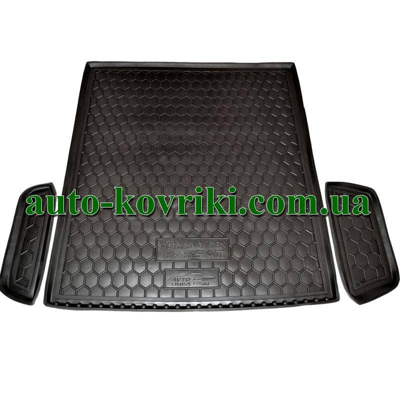 

Коврик багажника резиновый Volkswagen Passat B8 2014- (универсал) (Avto-Gumm), Черный