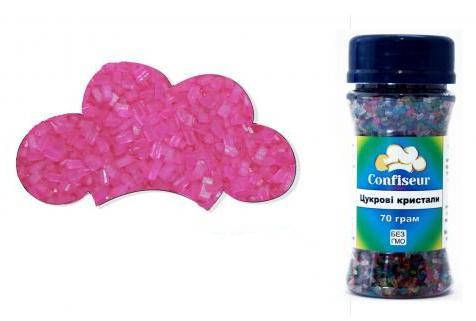 

Сахарные кристаллы Розовые