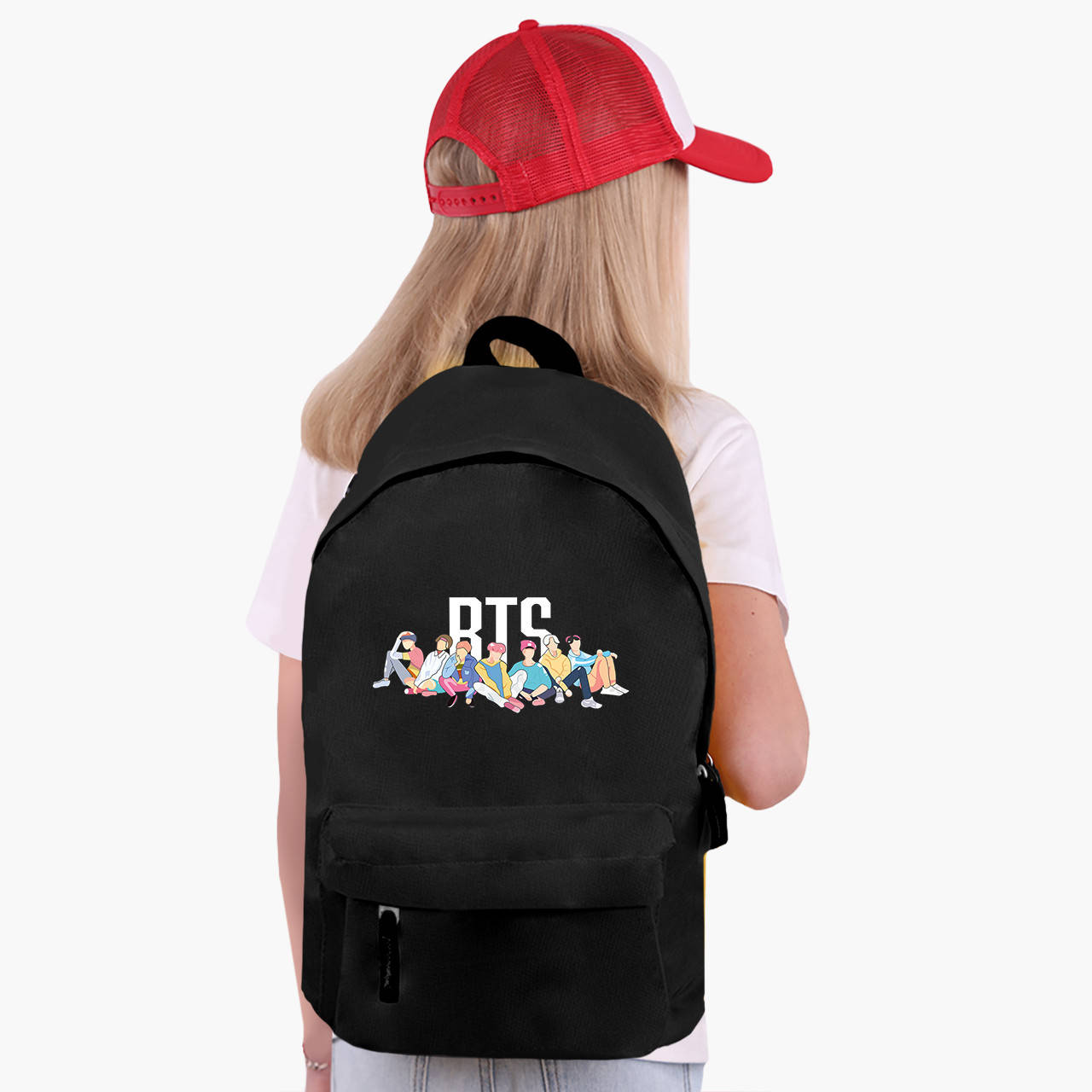 

Рюкзак детский БТС (BTS) (9263-1061) Черный