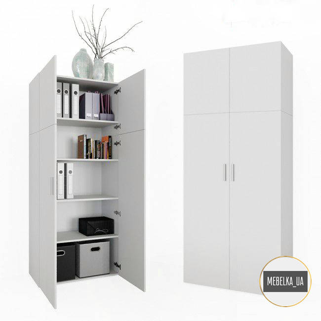 

Шкаф с полками для спальни, дома, прихожей, офиса KV0086