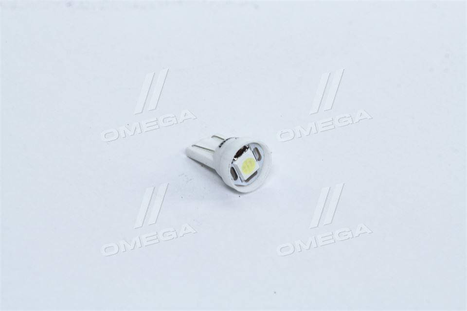 

Лампа LED б/ц габарит и панель приборов T10 1SMD W5W 12V WHITE tmp-13T10-12V