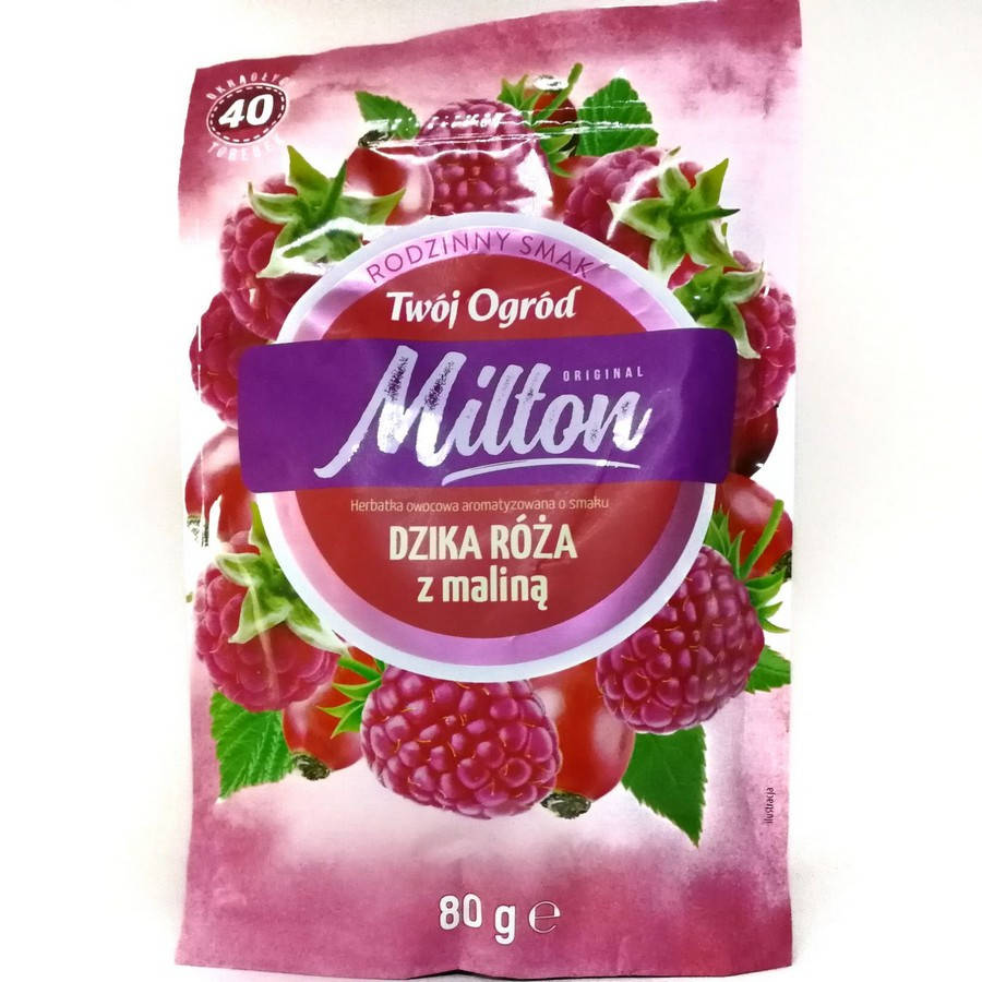 

Чай Мілтон дика троянда з малиною Milton Dzika Roza z Malina 40 пак