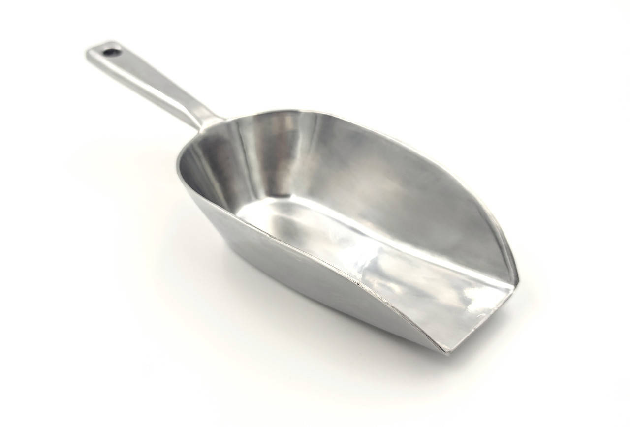 

Совок алюминиевый для сыпучих продуктов 200 мл, Светло-серый