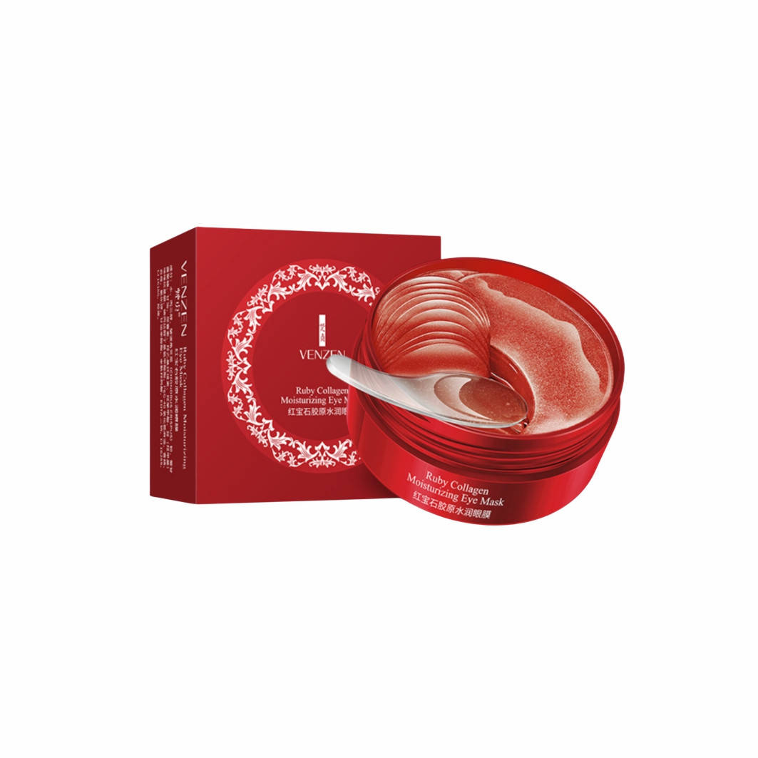 

Гидрогелевые патчи под глаза с бурыми водорослями Venzen Ruby Collagen Hydrating Eye Mask