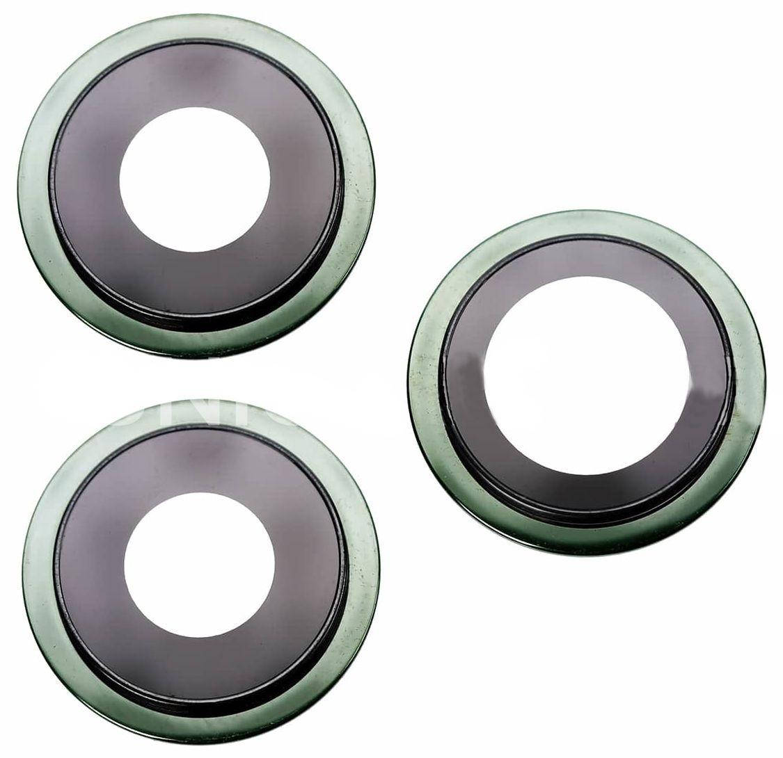 

Стекло камеры iPhone 11 Pro / 11 Pro Max с рамкой комплект 3 шт Midnight Green, Зелёный