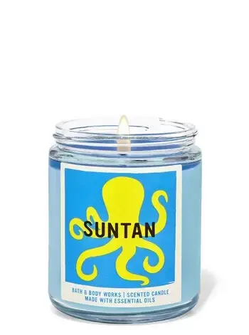 

Ароматизированная свеча Suntan Bath & Body Works, Голубой