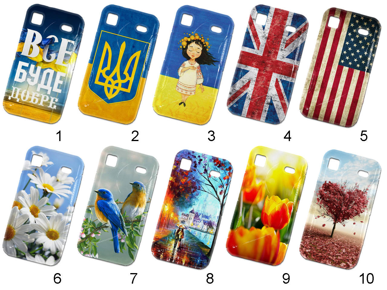 

Силиконовый чехол с рисунком для Samsung i9000 Galaxy S