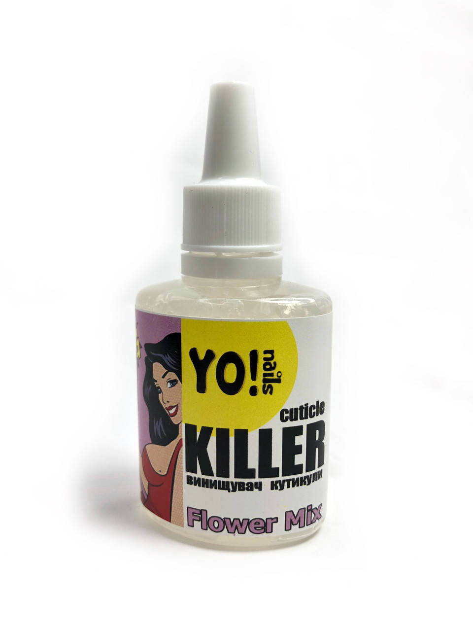 

Ремовер для удаления кутикулы Yo Nails 30 ml цветочный микс