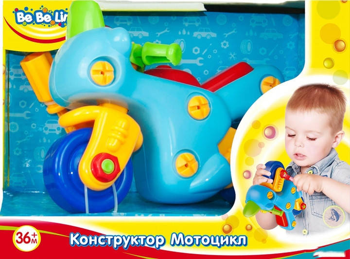 

Конструктор BeBeLino Мотоцикл (57082)