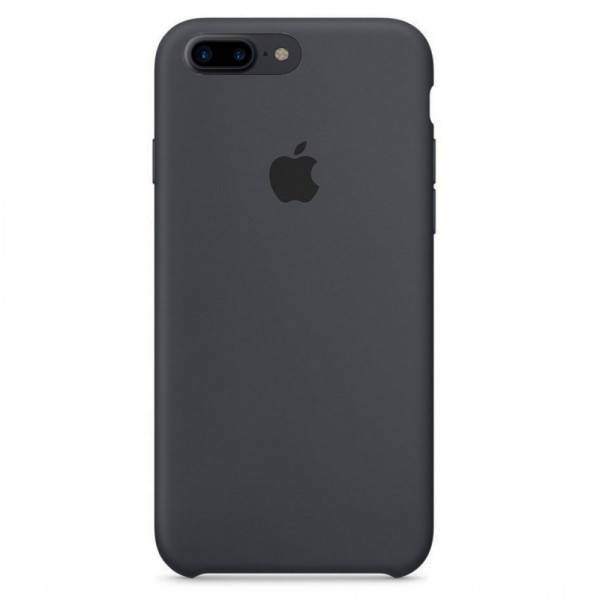 

Чехол Silicone Case для iPhone 7+ / 8+ Charcoal Gray (силиконовый угольно серый кейс на айфон 7+/8+ плюс), Темно-серый