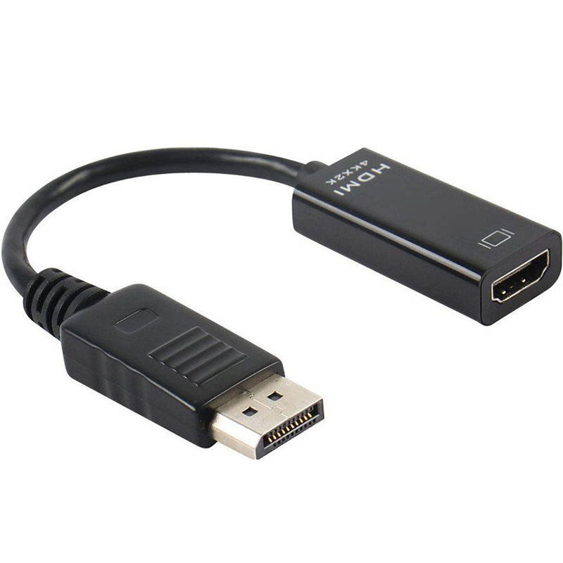 

Переходник U&P DisplayPort - HDMI 4K 0.24 м Black (CA-DPTH-BK)