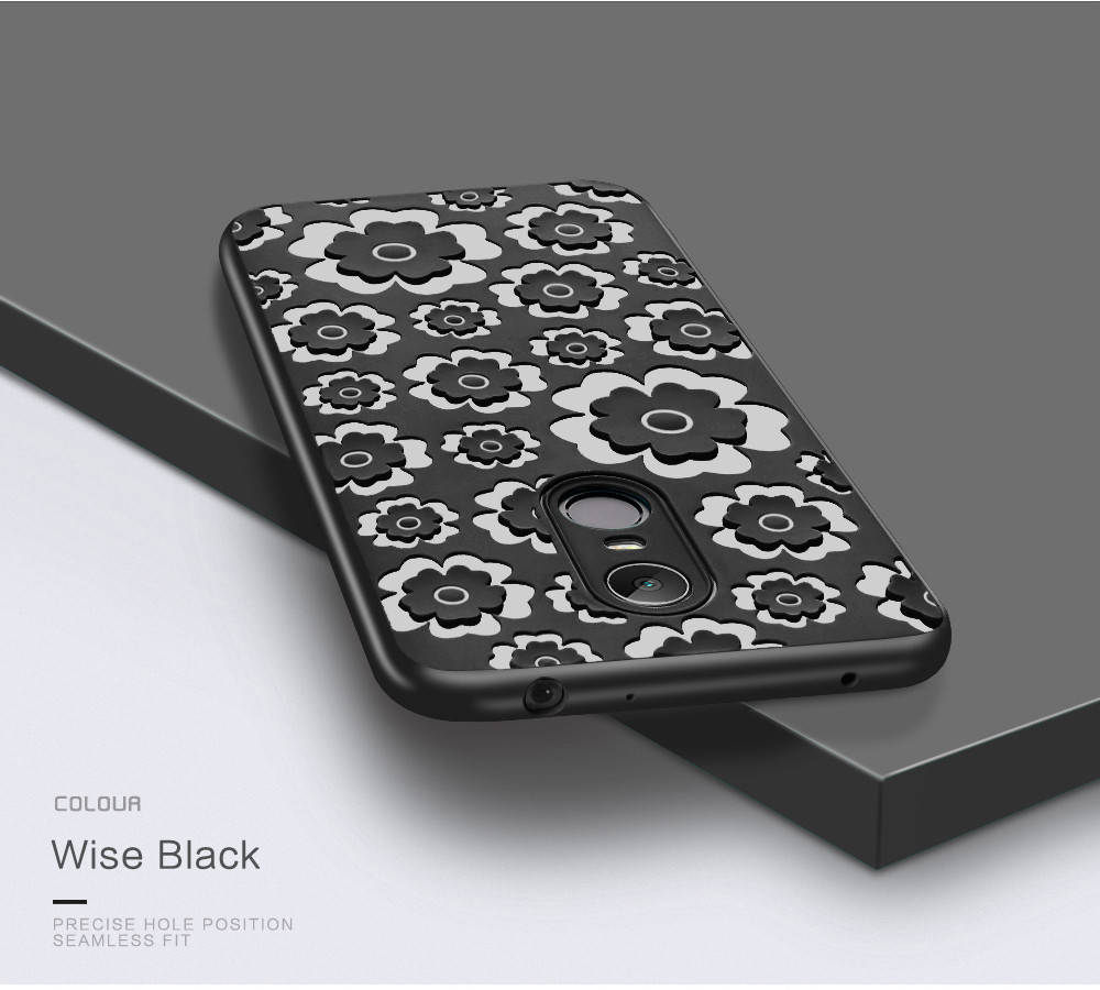 

Чехол бампер cocoSe 3D Fashion для Xiaomi Redmi 5 Plus., Черный