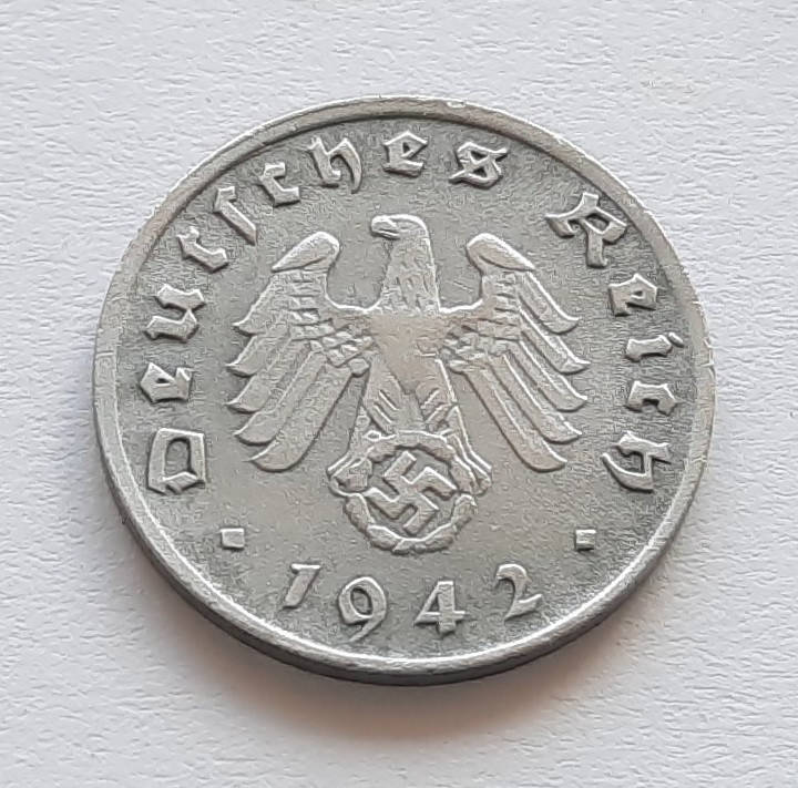 

Германия 1 рейхспфенниг 1942 D