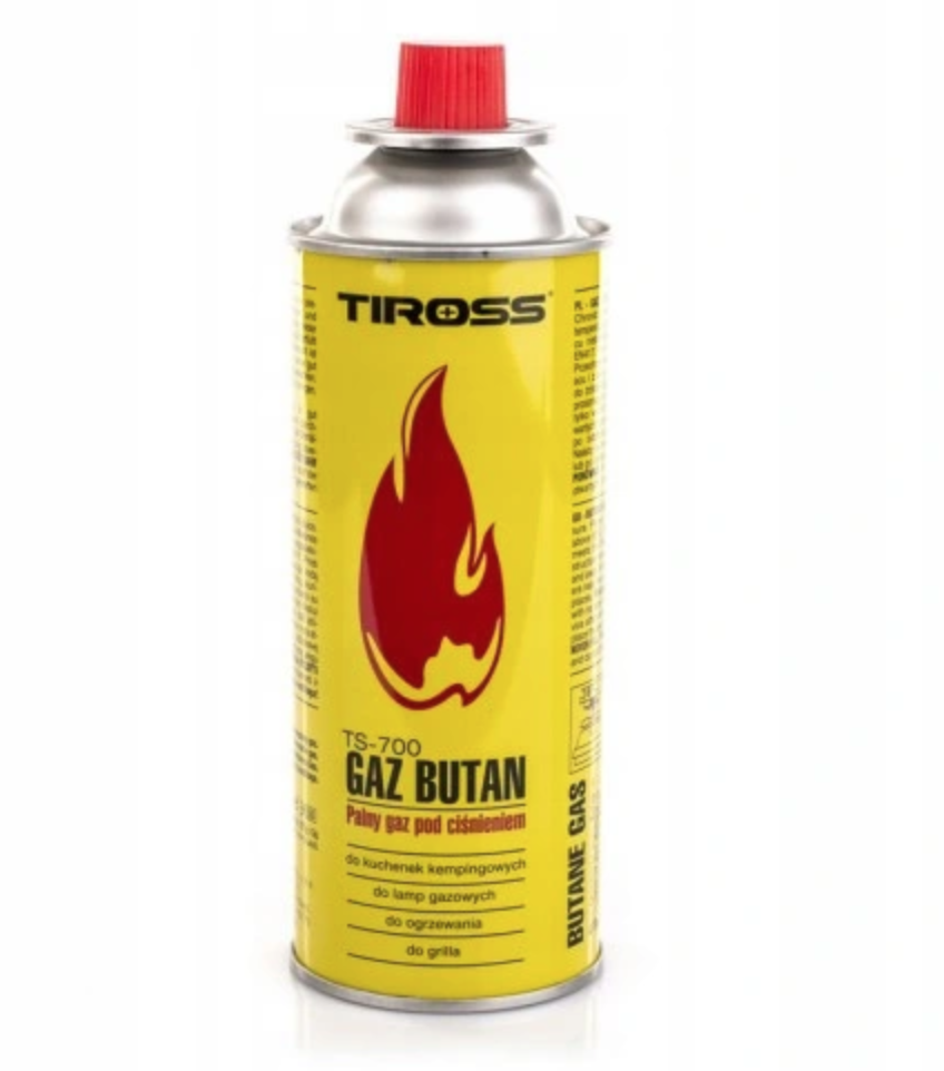 

Картридж газовий, балончик газовий, TIROSS, 400мл 227г