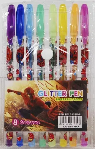 

Ручки гел. ( набір), глітер"Spider-Man" 8 цв. 5676-8