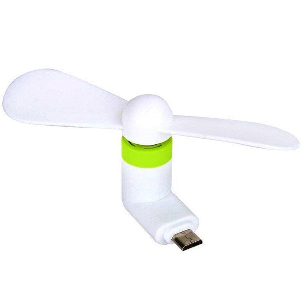 

Міні вентилятор Mini Fan White micro USB