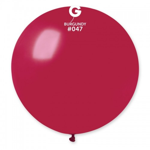 

Куля Гігант G220 31"/80 см Пастель Бургундія 47, Бургундия