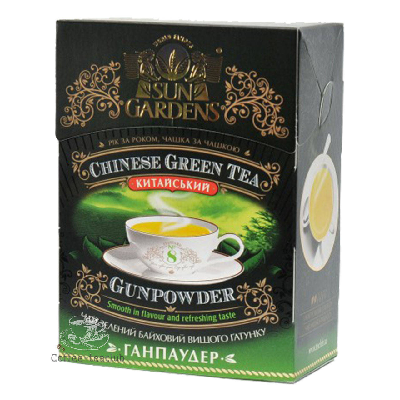 

Чай Зеленый Sun Gardens Gunpowder 100 г рассыпной