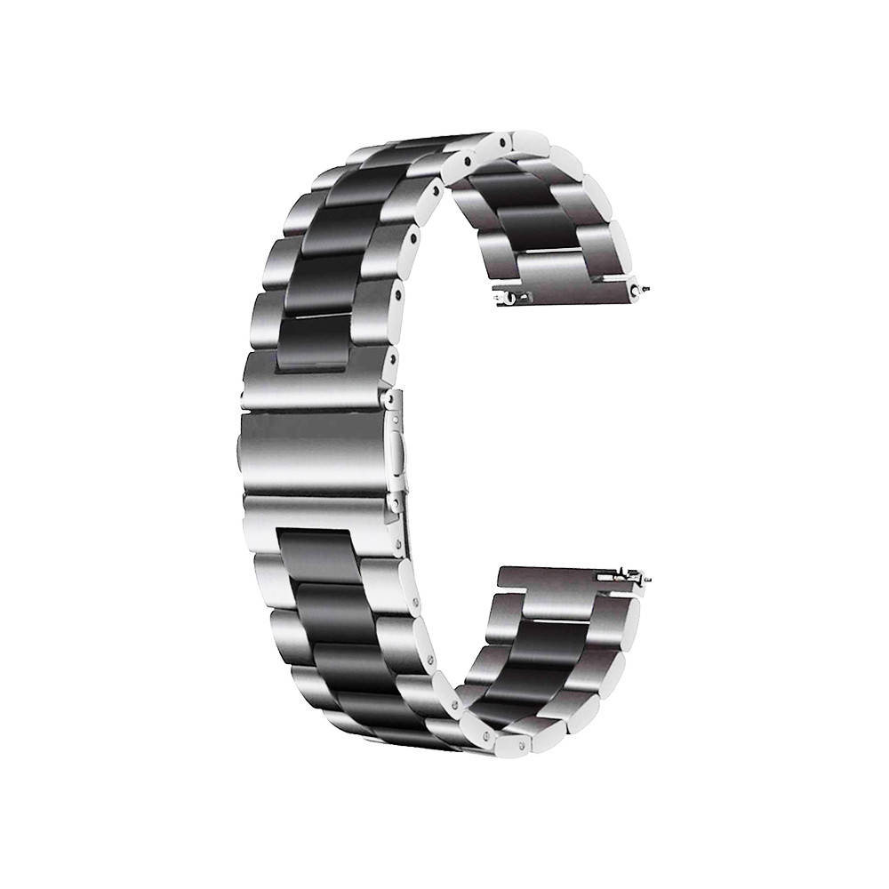 

Ремешок для Amazfit Bip / Bip U / Bip U Pro / Bip S металлический Silver-black