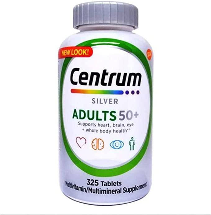 

Витамины для взрослых 50+ Centrum Silver, 325 таблеток годен до 09/23