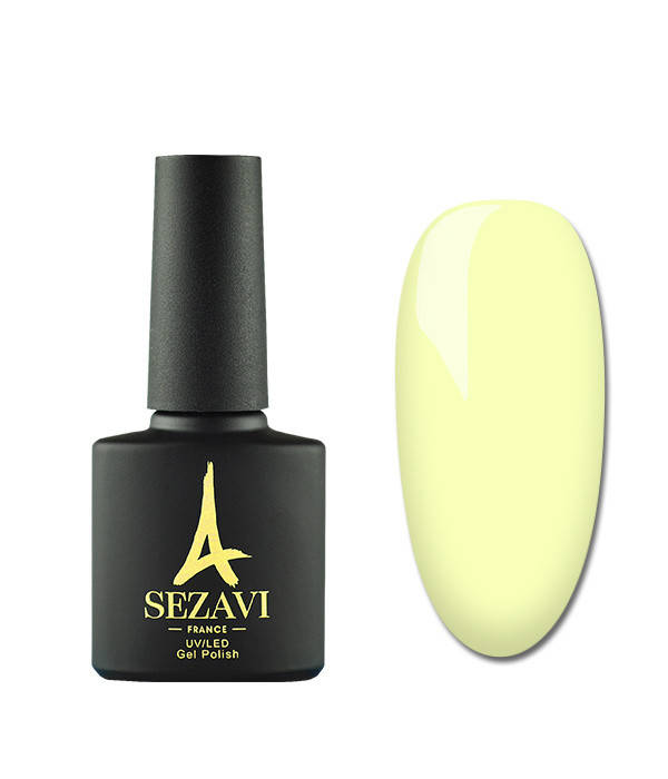 

Гель-лак Sezavi Marshmallow №MW90 (светлый лимонный, эмаль), 8мл