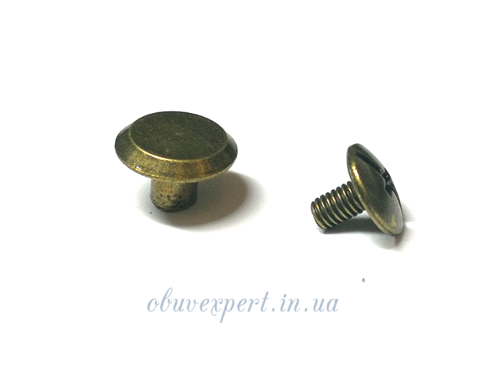 

Гвинт ременний 10*8 мм Антик арт 6258, Черный