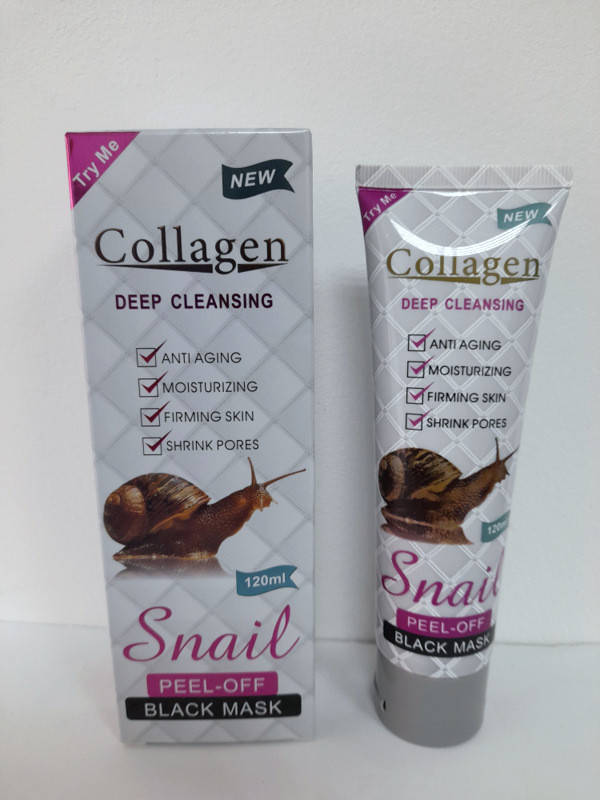 

Маска-плёнка для лица Collagen Snail Peel-Off чёрная очищающая 120 мл PM6923