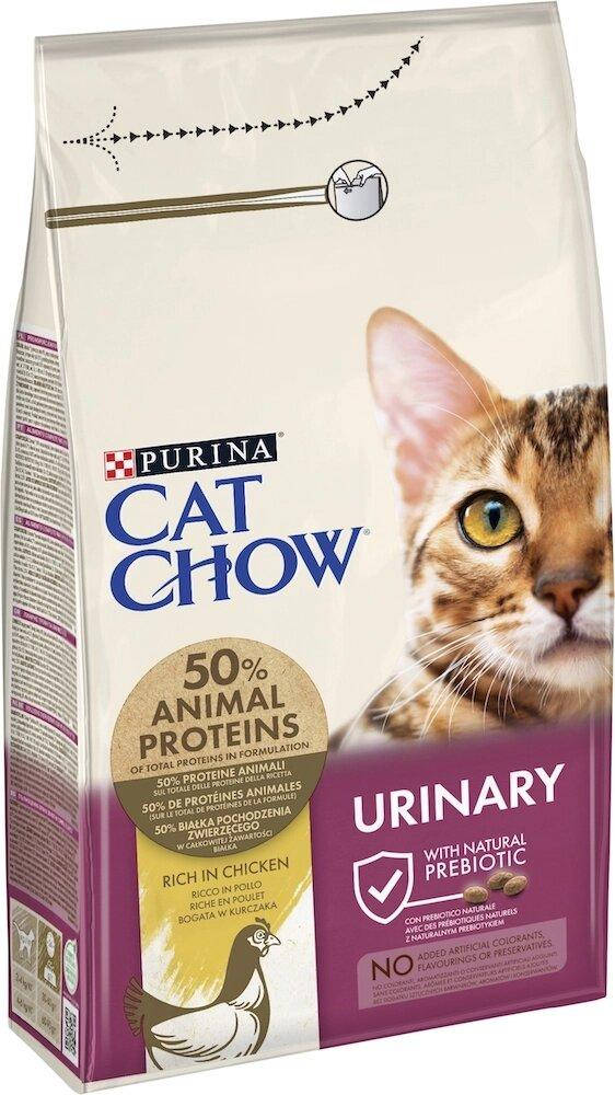 

Cat Chow Urinary, сухой корм для кошек, для профилактики мочекаменной болезни, 1.5 кг