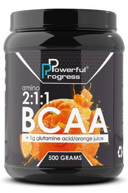

Amino BCAA 2:1:1 + Glutamine Powerful Progress 500 g с Апельсиновим вкусом
