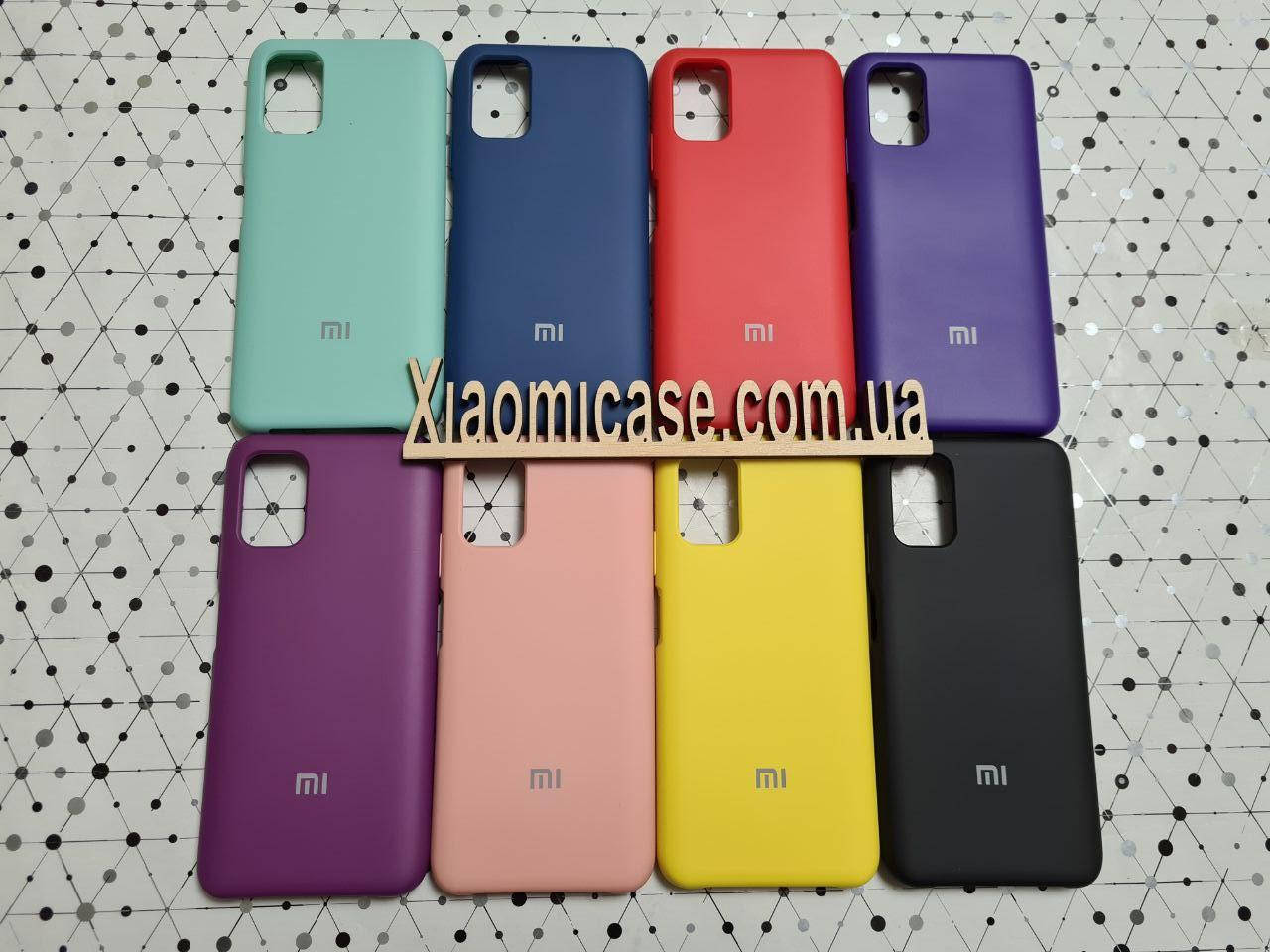 

Брендовый Soft-touch чехол Silicone Cover для Xiaomi (Ксиоми) Poco M3, Разные цвета