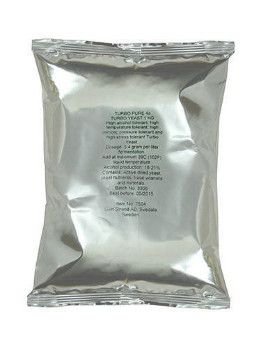 

Prestige Дрожжи Turbo Pure 48 Hours, 1kg, 300 л.