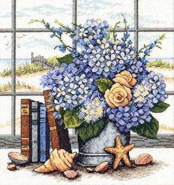 

"Hydrangeas and Shells" Dimensions. Набор для вышивания (35166)
