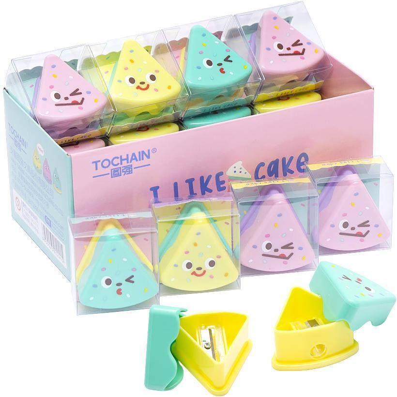 

Точилка Color пластиковая с контейнером Cake арт. 1940, Разные цвета