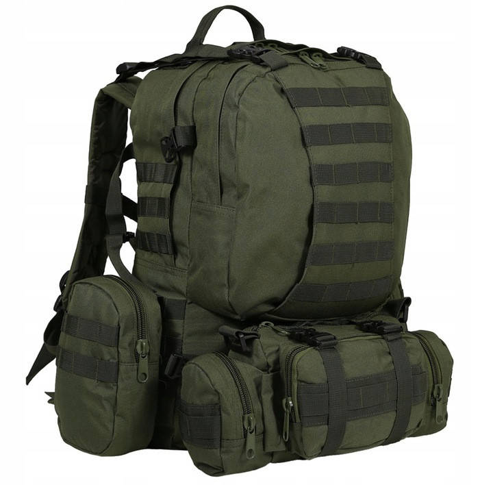 

Тактический рюкзак Mil-Tec DEFENSE PACK ASSEMBLY 44 L - Olive 14045001, Оливковый