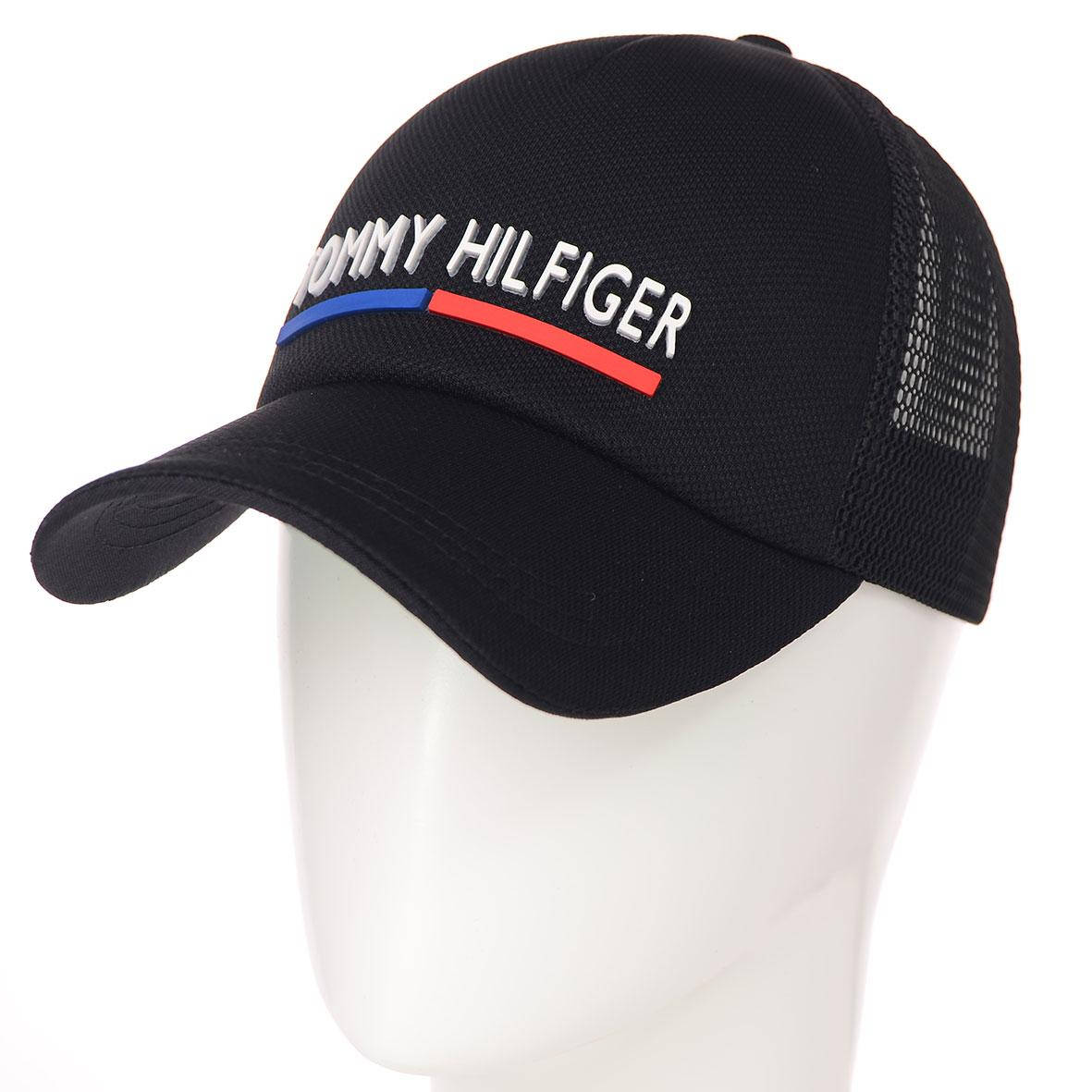 

Классическая бейсболка кепка Tommy Hilfiger с сеткой мужская женская, Черный