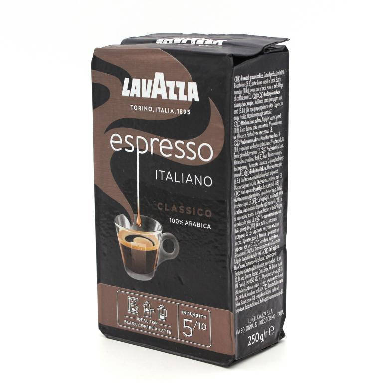 

Кофе молотый Lavazza Caffe Espresso 250гр 100% Арабика Лавацца Оригинал Италия
