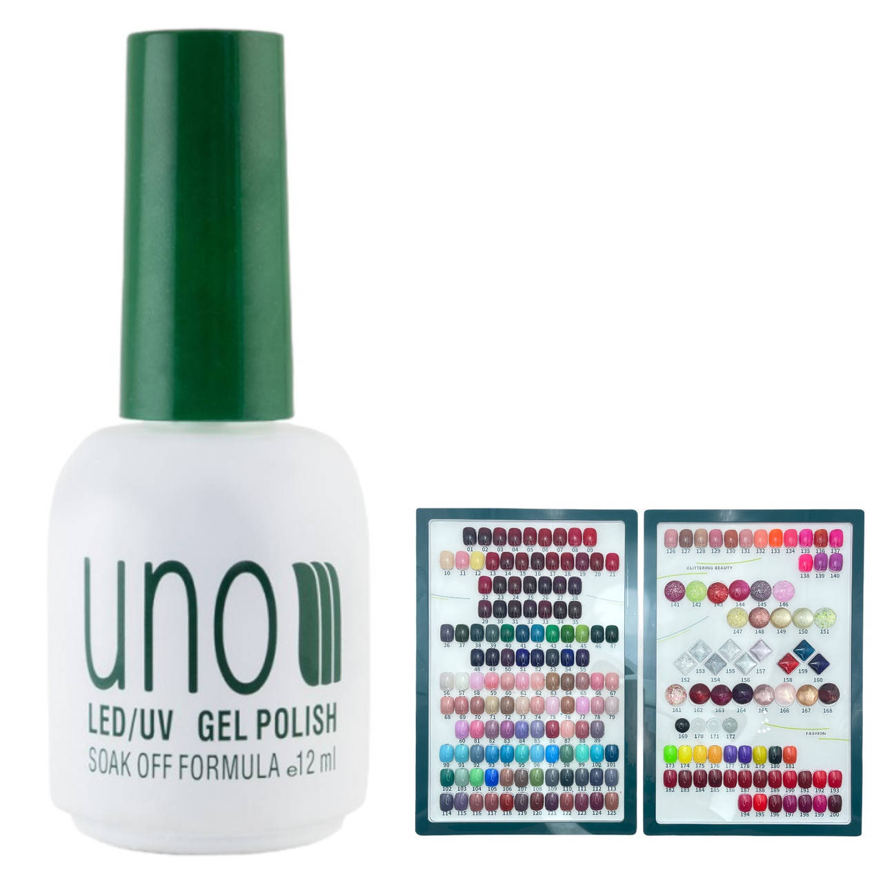 

Цветной гель лак UNO Gel Polish для покрытия ногтей, 12ml.