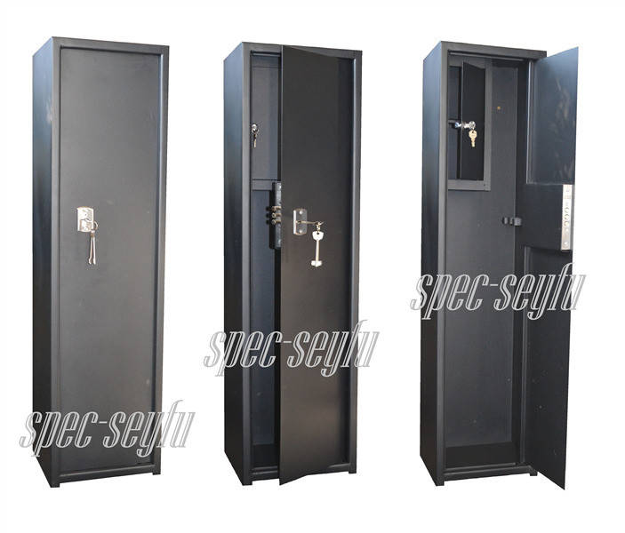 

Сейф оружейный для двух ружей с кассовым отделением "Днепр-сейф" СО 110/2К, Черный