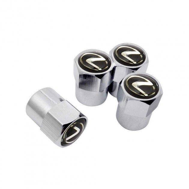 

Колпачки на ниппель для Lexus Alitek Short Silver Лексус (4 шт)