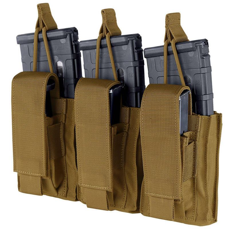 

Подсумок для магазинов Condor TRIPLE KANGAROO MAG POUCH - GEN II 191233 Coyote Brown
