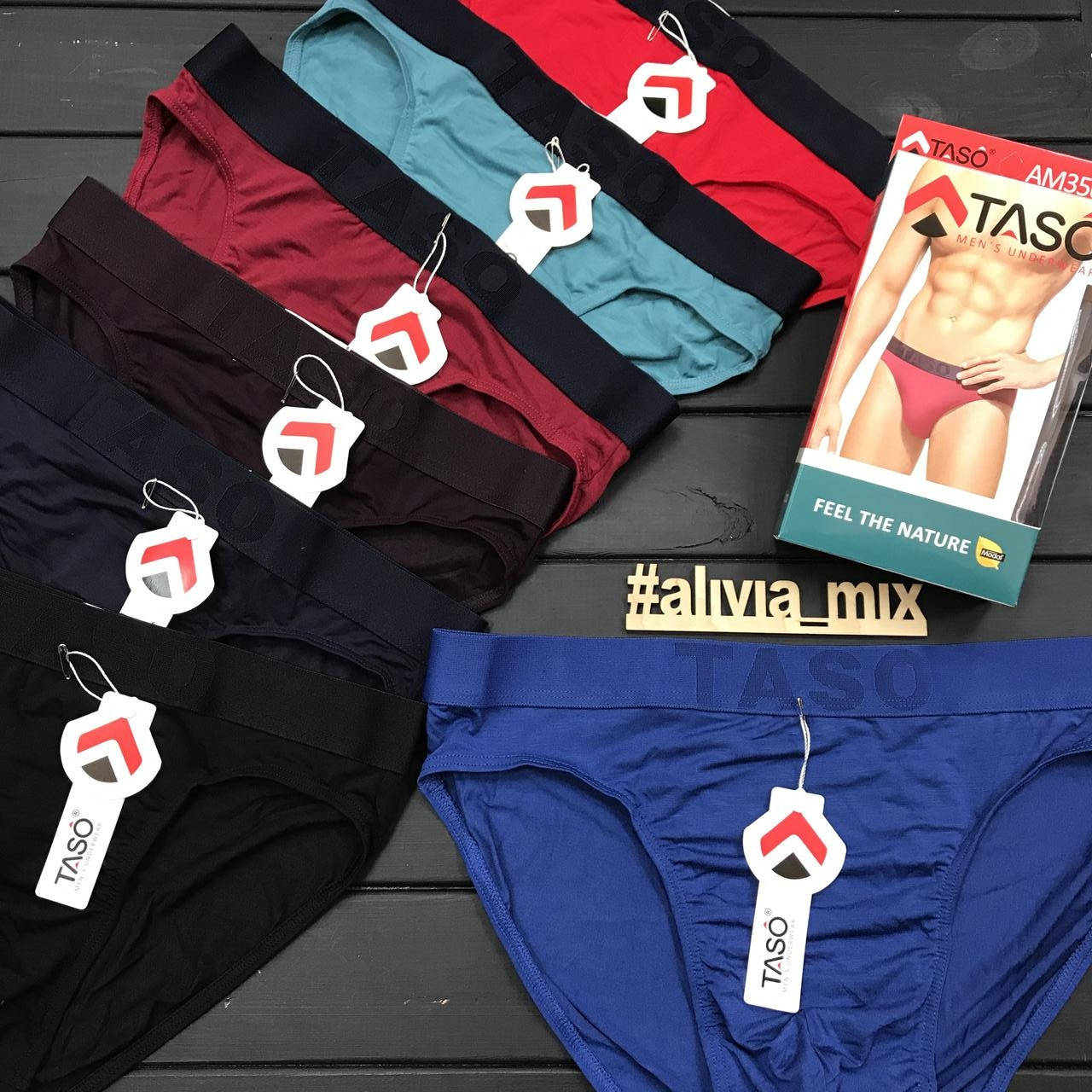 

Мужские плавки на спортивной резинке TASO XL, Джинс