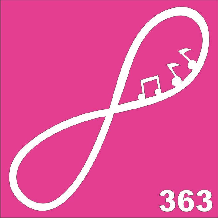 

Трафарет Бесконечность для био-тату хной, блеск тату Boni Kasel № 363