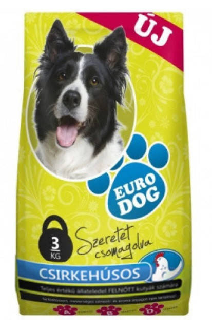 

Сухой корм для собак Euro Dog 3 кг Курица Венгрия