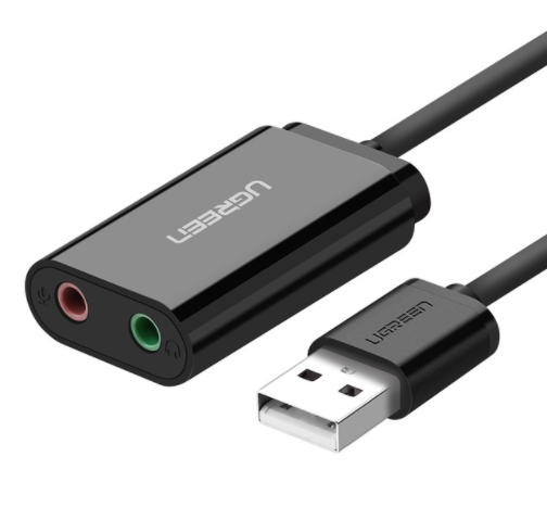 

Звуковая карта Ugreen USB 2.0 внешняя (30724)
