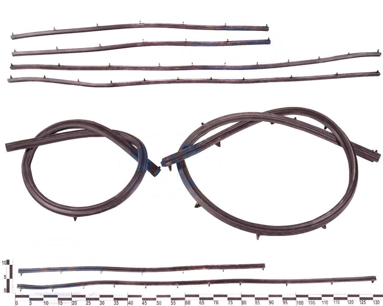 

Уплотнитель порога ВАЗ 1118, 1117, 1119 Калина в сборе (комплект 4 шт) (БРТ)