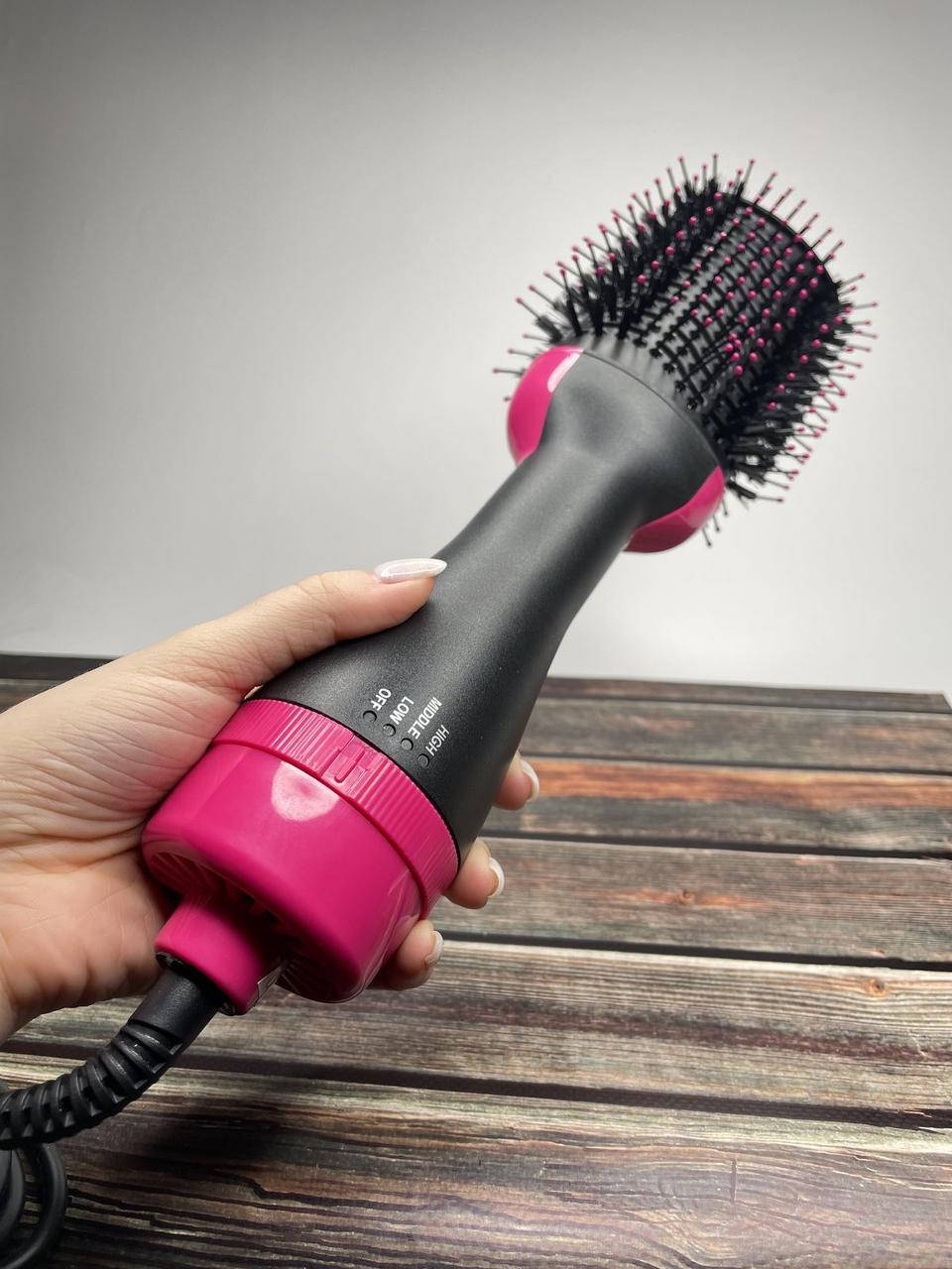

Фен щетка расчёска для укладки волос стайлер 3 в 1 One Step Hair Dryer and Styler