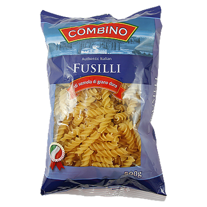 

Макарони Комбіно Фуссілі Combino Fusili 500g 18шт/ящ (Код : 00-00004028)